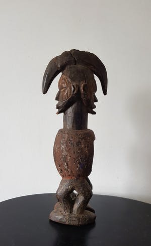 Baule - Een Afrikaans beeld met twee gezichten kopen? Bied vanaf 210!