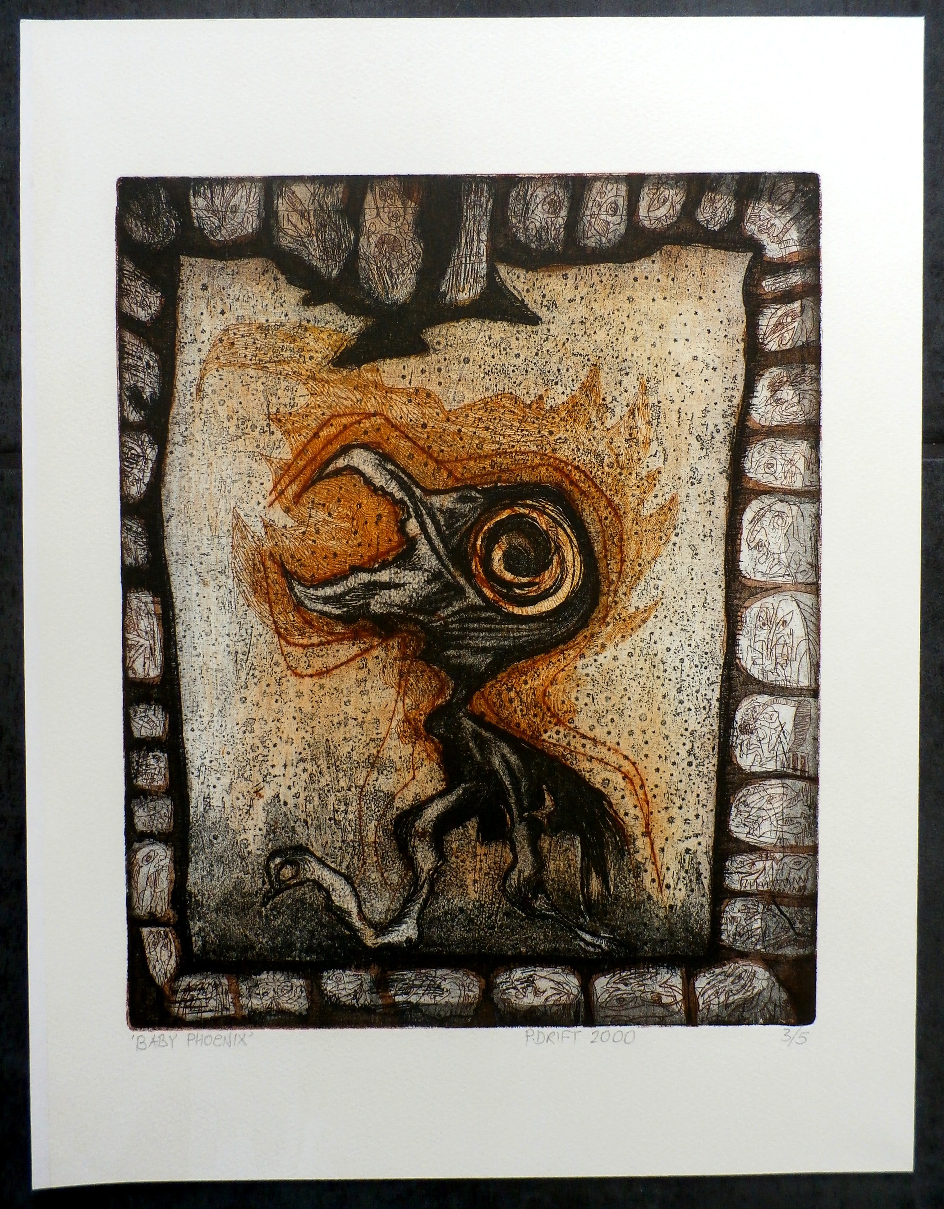 Pieter Drift - ets: Baby Phoenix - 2000 kopen? Bied vanaf 45!