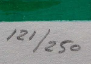 Paul Wiegerinck - ingelijste zeefdruk: haven - 1989 kopen? Bied vanaf 49!