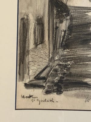 Corneille - Oude tekening - Houthem Saint-Gerlach - 1947 kopen? Bied vanaf 1500!