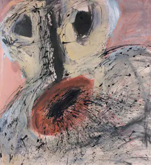 Joep Goeting - Gouache, Zonder titel - Ingelijst kopen? Bied vanaf 50!