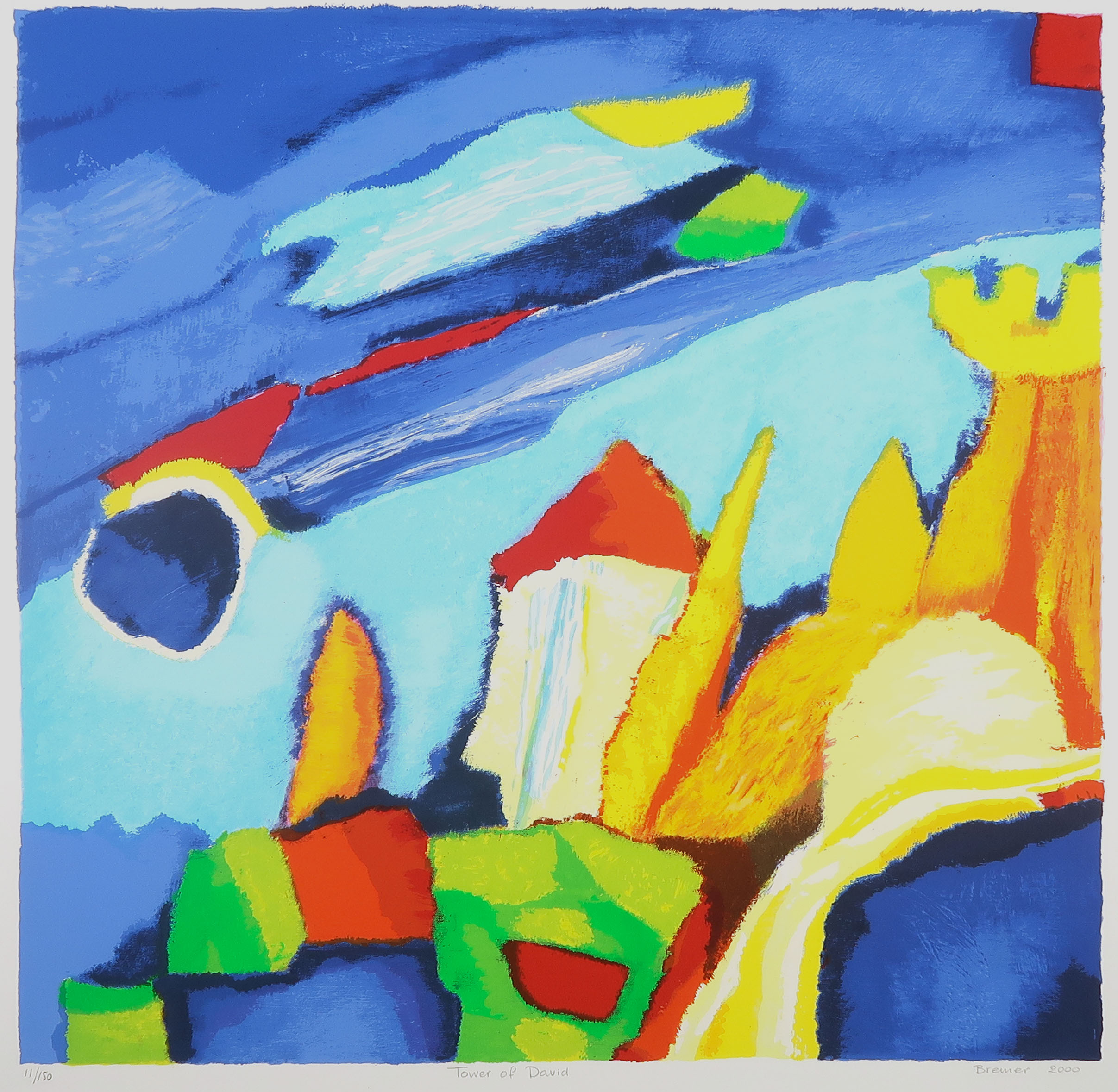 Saskia Bremer - Zeefdruk, Tower of David kopen? Bied vanaf 1!