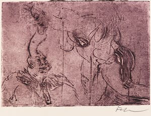 Luis Filcer - Handbewerkte aquatint, Zonder titel kopen? Bied vanaf 1!