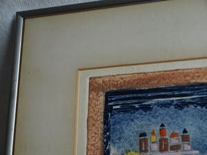 Louttre B. - ps. van Marc-Antoine Bissière (1926-2012) – Reliëfets , Zonder titel – ca 1970 kopen? Bied vanaf 50!