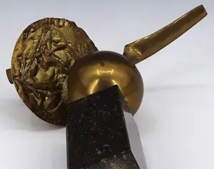 Wout Maters - Bronzen beeld: geometrische voorstelling kopen? Bied vanaf 599!