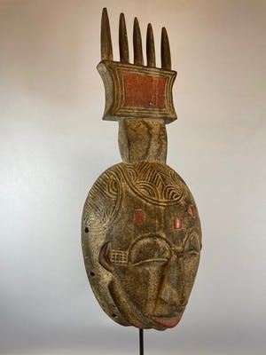 Chokwe - African mask from the Chokwe - Angola kopen? Bied vanaf 45!