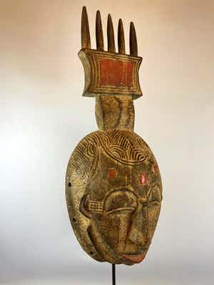 Chokwe - African mask from the Chokwe - Angola verkocht voor € 45!
