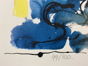 Nic Jonk - kleurenzeefdruk - 'Geliefden in de avondzon' - 1980 kopen? Bied vanaf 149!