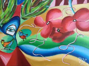 Maartje Wijngaarden - z.t. | surrealistisch olieverfschilderij kopen? Bied vanaf 75!