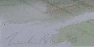 Wim de Bruin - Aquarel op papier, Landschap kopen? Bied vanaf 1!