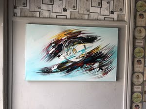 Gena - Abstract “ Grazy dreams” kopen? Bied vanaf 150!