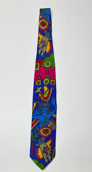 Corneille - Set van 4 stropdassen (unisex): vrouw en vogels, 1996 kopen? Bied vanaf 60!