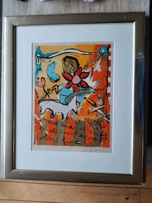 Miriam Slaats - Zeefdruk 'Lente' kopen? Bied vanaf 40!