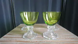 Val-Saint-Lambert - kristallen wijn/water glazen model ¨Yale¨ kopen? Bied vanaf 1!