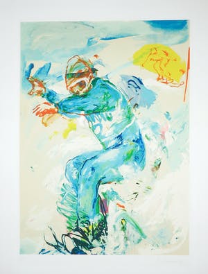 Jan van Diemen - Zeefdruk, Skiër kopen? Bied vanaf 1!