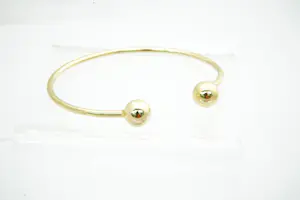 10 - Elegante 18 karaats geel-gouden "bolletjes" armband gekeurd kopen? Bied vanaf 620!