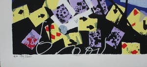 Herman Brood - zeefdruk: Casino kopen? Bied vanaf 375!