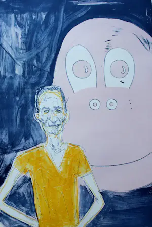 Daniel Richter - litho: portret of Jeff Koons - 2006 kaufen? Bieten Sie von 495!