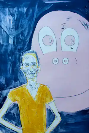 Daniel Richter - litho: portret of Jeff Koons - 2006 kaufen? Bieten Sie von 495!
