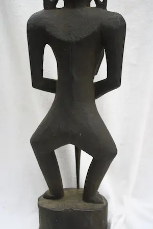 Yoruba - Uniek Groot Oude Houten Afrikaanse Yoruba Sculptuur (19e eeuw) kopen? Bied vanaf 75!