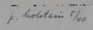 Pieter Holstein - : met de hand ingekleurde ets: Roodkapje kopen? Bied vanaf 45!