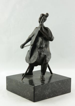 Hans Kuyper - Brons, De cellist kopen? Bied vanaf 150!
