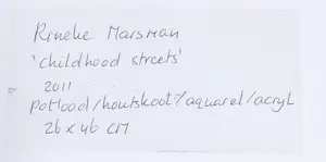 Rineke Marsman - Gemengde techniek op papier, Childhood Secrets kopen? Bied vanaf 1!