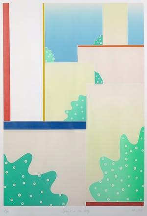 Thom de Jong - Litho, Spring in the city - Ingelijst kopen? Bied vanaf 1!