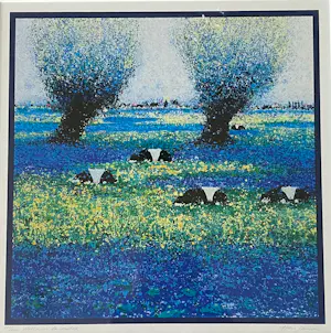 Han Jansen - - Zeefdruk - Hollands Landschap kaufen? Bieten Sie von 55!