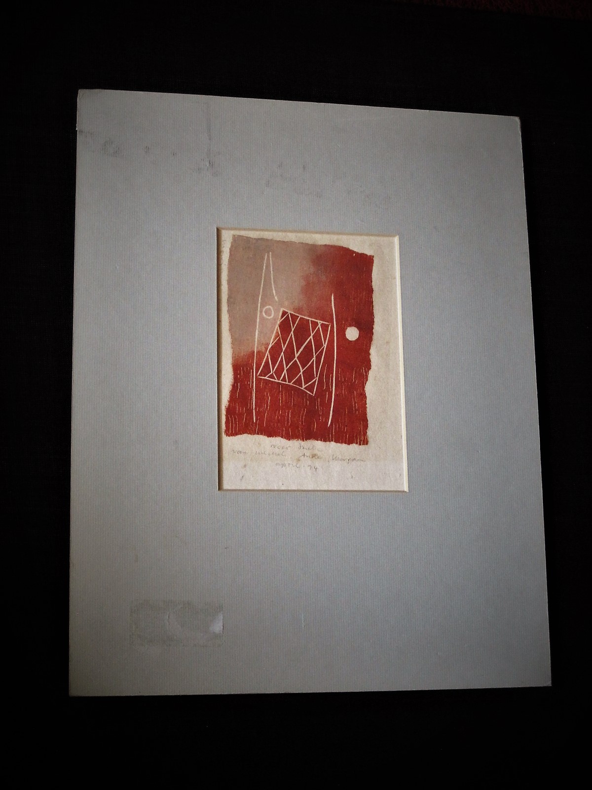 Marjolein Menke - zeer beperkte oplage 5/12 Abstracte Compositie gesigneerd kopen? Bied vanaf 1!