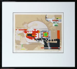 Sam Middleton - Zeefdruk, Zonder titel - Ingelijst kopen? Bied vanaf 1!