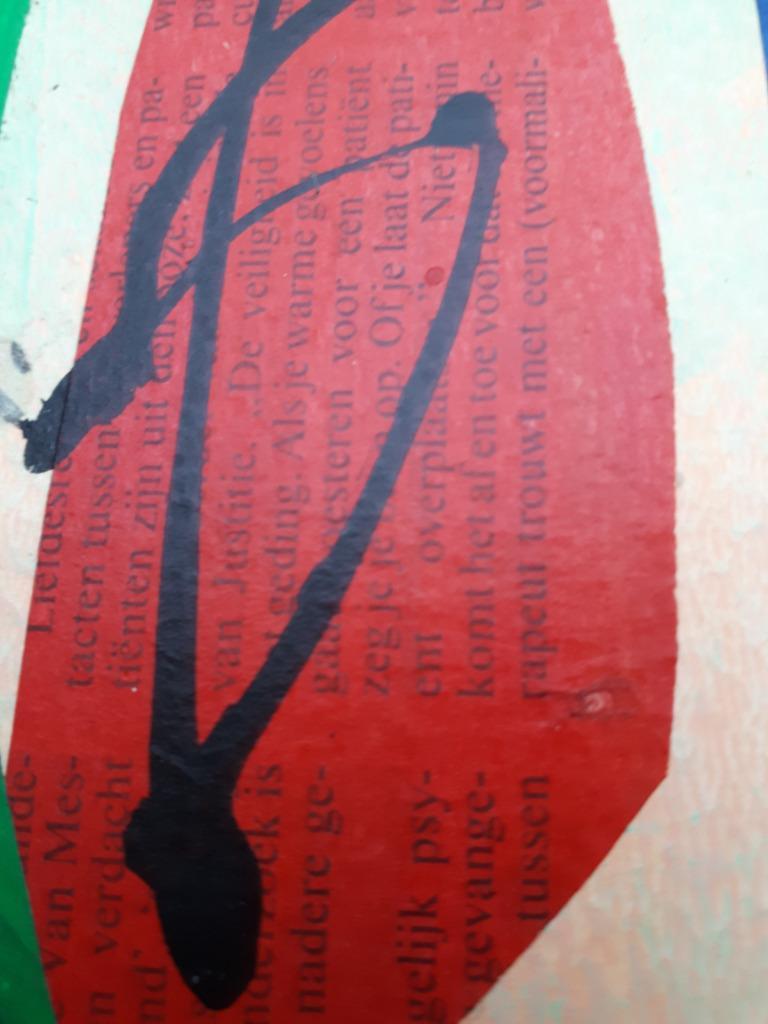 Bep Toscani - Zonder titel, gemengde techniek (abstract) kopen? Bied vanaf 10!