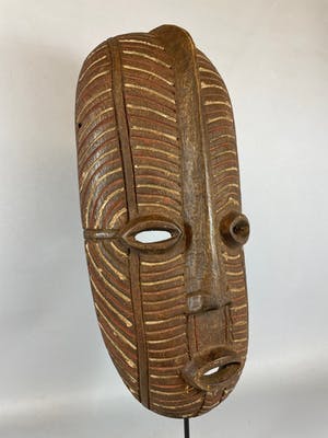 Songye - 211027 - Tribal used African Songye Kifwebe mask - Congo. kopen? Bied vanaf 45!