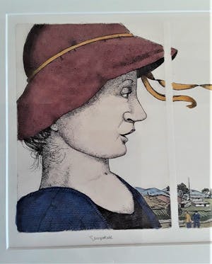 Carla Kleekamp - Gesprek - 3 x kleur etsen in één voorstelling kopen? Bied vanaf 20!