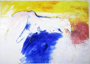 Franscz Witte - Gemengde techniek op papier, Twee voorstellingen (Groot) kopen? Bied vanaf 1!