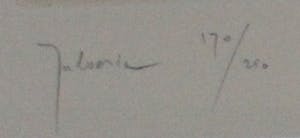 Rob Scholte - Ingelijste ets: Jaloezie - 1994 kopen? Bied vanaf 150!