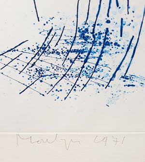 Jan Montyn - Gebied van ons bestaan, aquatint ets kopen? Bied vanaf 45!