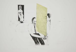 Kees Spermon - Zeefdruk, Conversation piece yellow kopen? Bied vanaf 40!