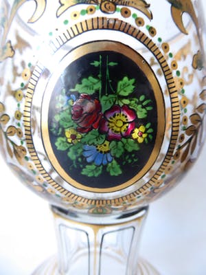 Julius Muhlhaus - Bokaal Boheems Glas kopen? Bied vanaf 45!