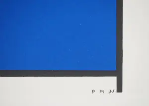 Piet Mondriaan - Piet MONDRIAAN: Compositie C nr. III in rood, blauw en geel, lithografie kopen? Bied vanaf 129!