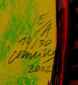 Corneille - ingelijste zeefdruk: Memorable day (nette lijst!) kopen? Bied vanaf 750!