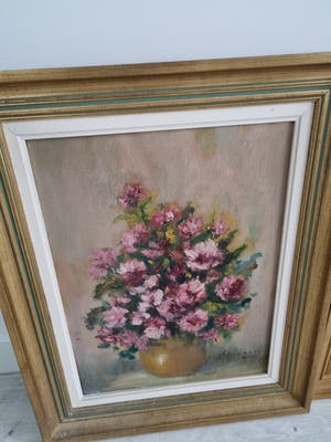 Niet of onleesbaar gesigneerd - Stilleven bloemen gesigneerd kopen? Bied vanaf 1!