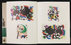 Joan Miro - Samlade Litografier I en II, Twee overzichtscatalogi met originele litho's kopen? Bied vanaf 200!