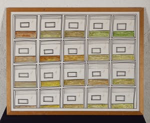 André Drenth - Nogmaals een keer - 1976 - stift op papier - BKR Groningen kopen? Bied vanaf 20!