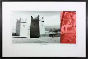 Francois Berthier - Fotografie, Portes du deserts- Ingelijst verkocht voor € 50!