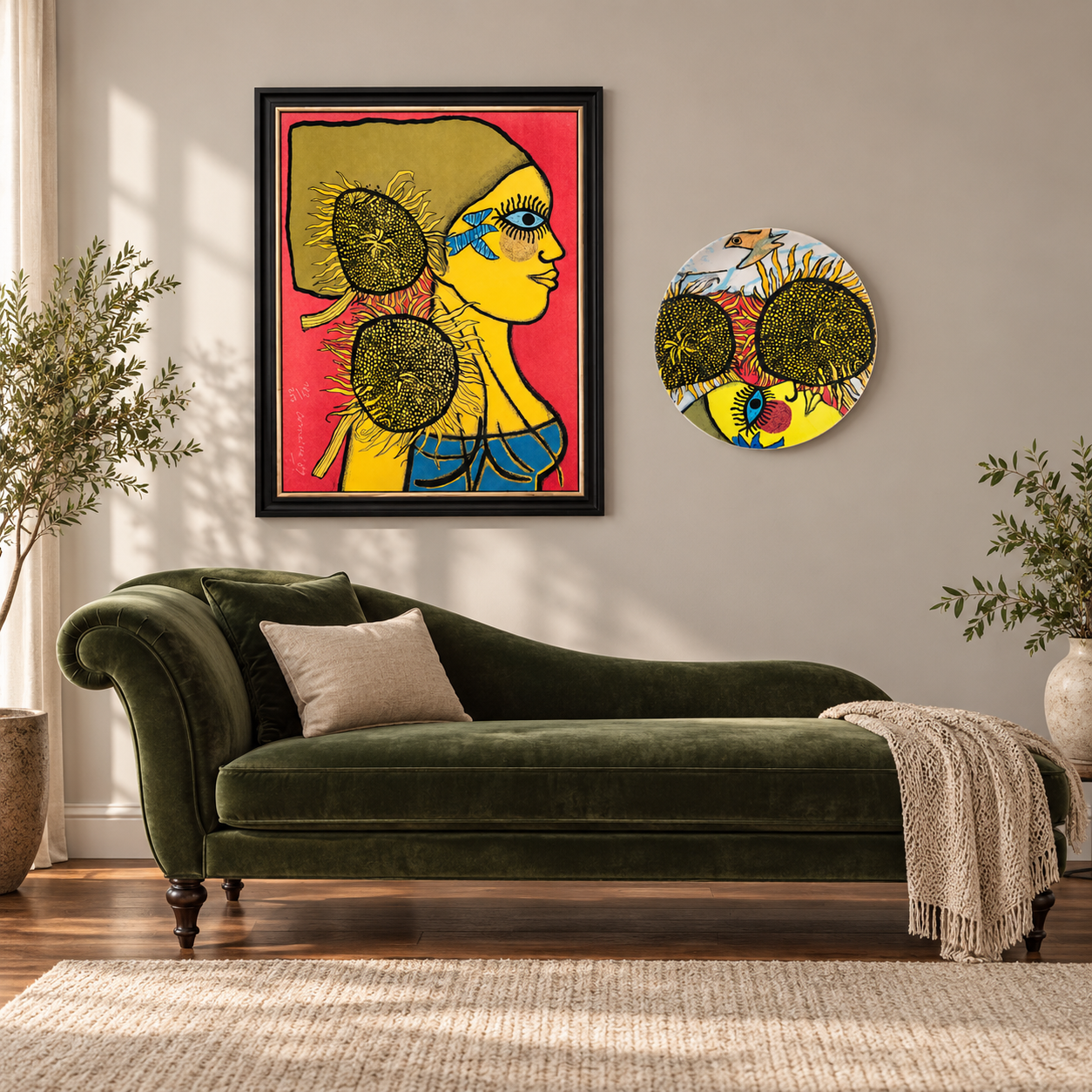 AcheterCorneille - Les Tournesols , Hommage a van Gogh? Enchérissez de 795!