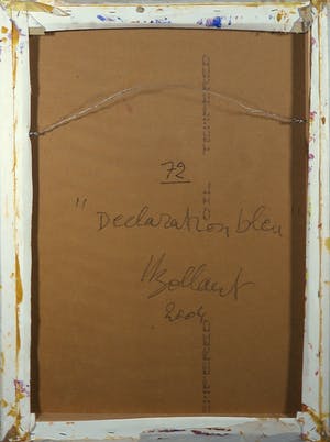 Jan Bollaert - Gemende techniek op board, Declaration Bleu kopen? Bied vanaf 60!