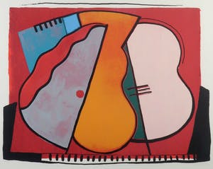 Wil Klaassen - Zeefdruk, Zonder Titel VII - Ingelijst kopen? Bied vanaf 40!