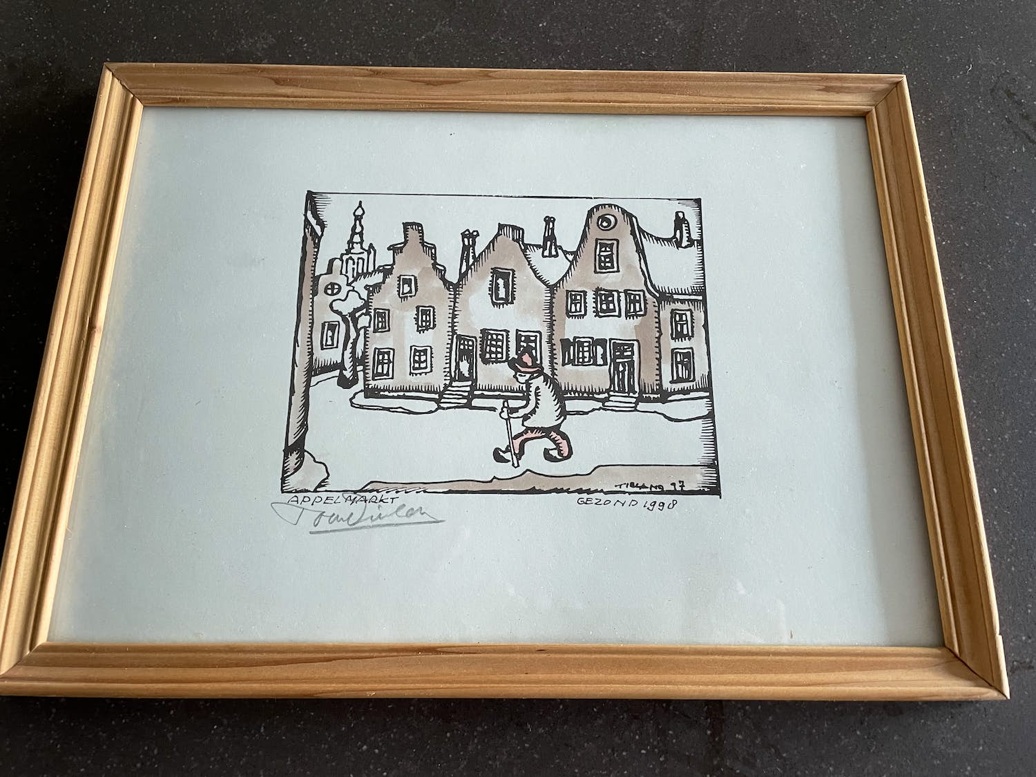 Toon Tieland - Appelmarkt verkocht voor € 30!