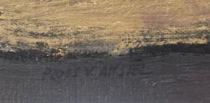 Jaap Ploos van Amstel - Olieverf op doek, Gespleten wand - Ingelijst kopen? Bied vanaf 100!